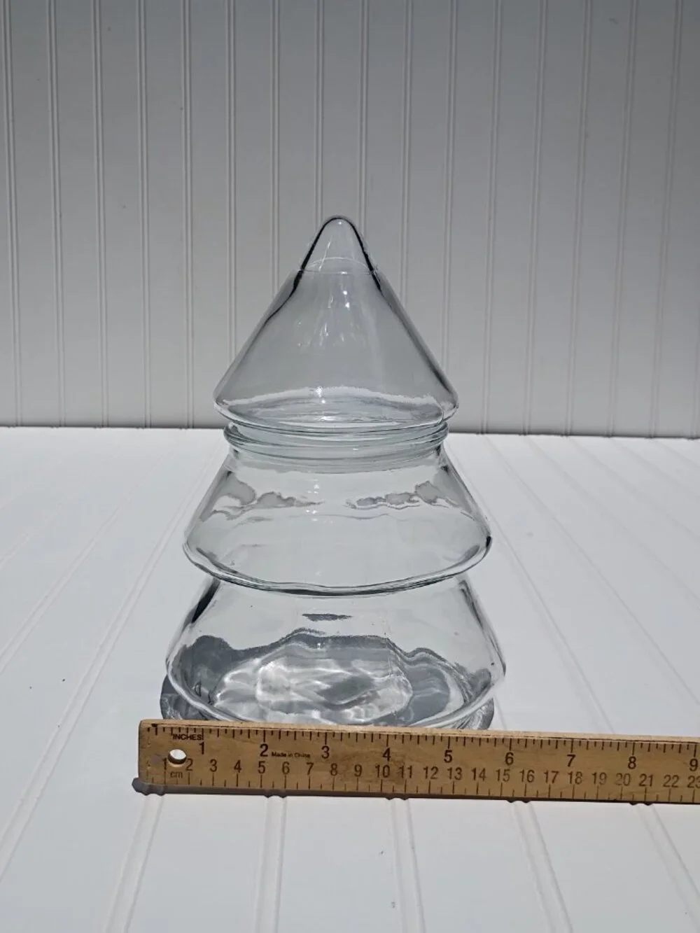 Vintage Anchor Hocking Christmas Tree Shaped 9.5